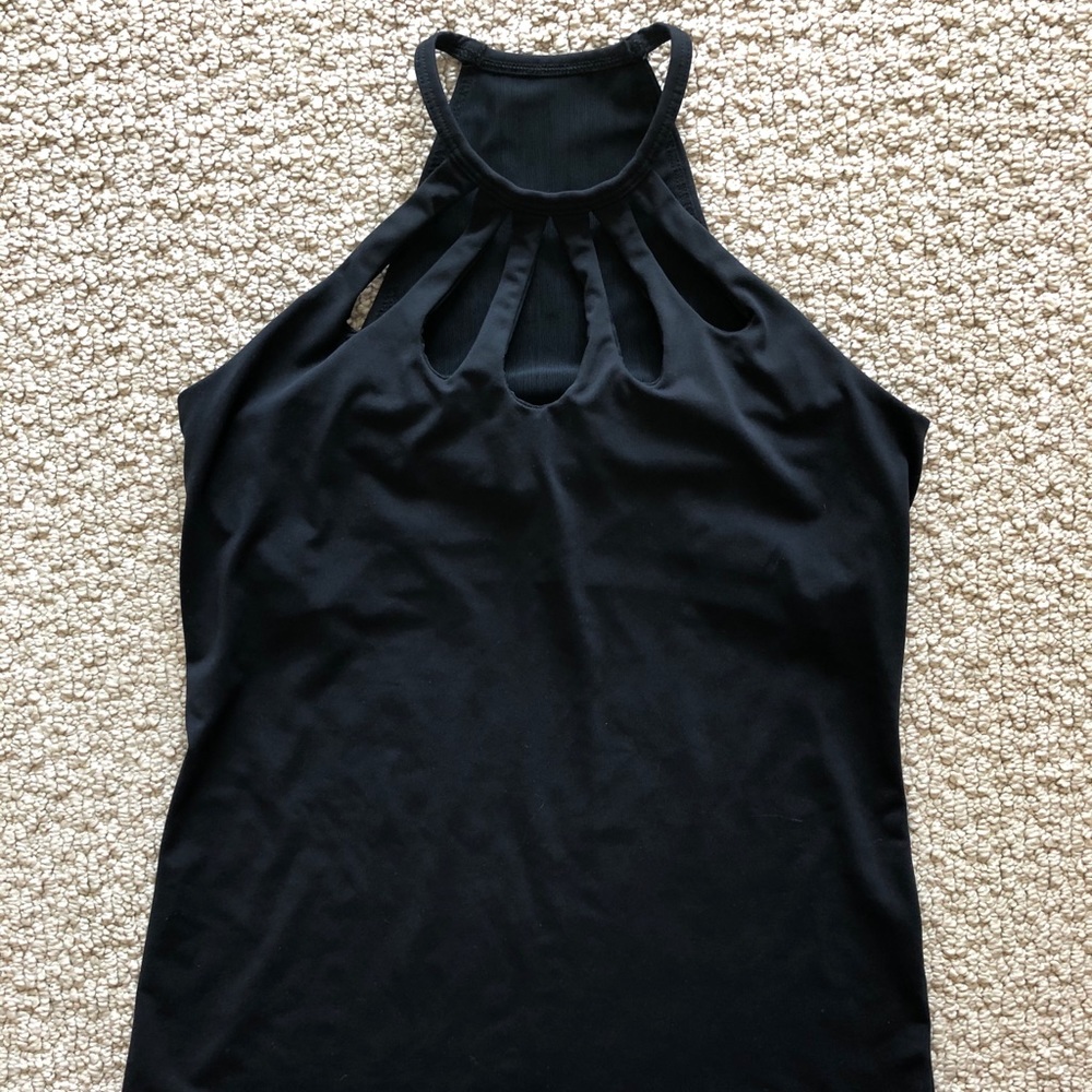 Black cami bra sports tank Fabletics